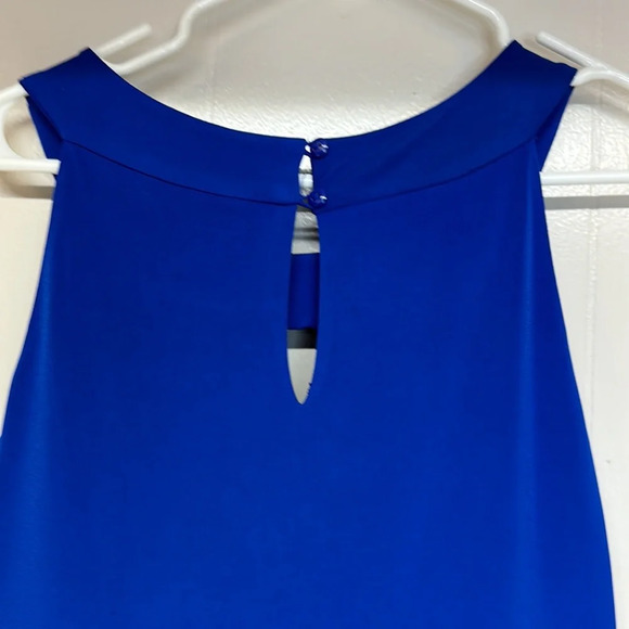 NWT En Focus Studio Royal Blue Empire waist Sequins Maxi Dress Sz 12 - Picture 6 of 14